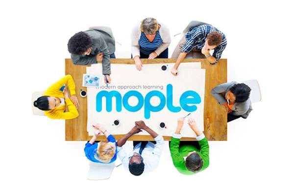 Logo da MOPLE em papel